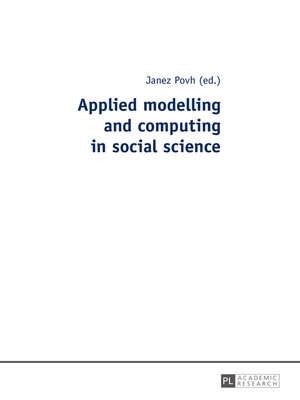 cover image of Applied modelling and computing in social science